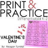 Print and Practice Valentine's Day Math