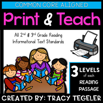 Preview of Nonfiction Reading Passages and Activities (Common Core Aligned)