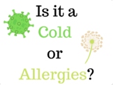 Print and Use Bulletin Board, Cold vs Allergies, Multiple 