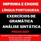 Printable - Portuguese Syntactic Analysis Exercises - Predicate