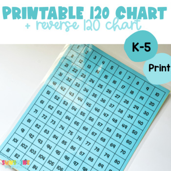 Preview of 120 Number Chart Free Printable