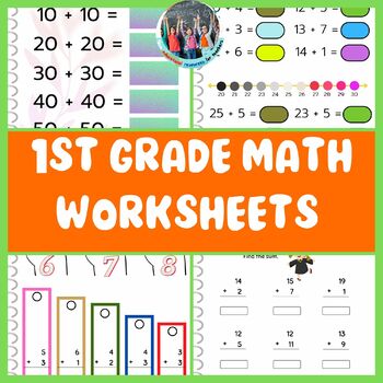 Printable| | 1st Grade Math Worksheets | TPT