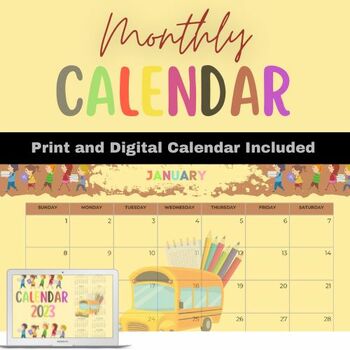 Preview of Printable 2023 Calendar