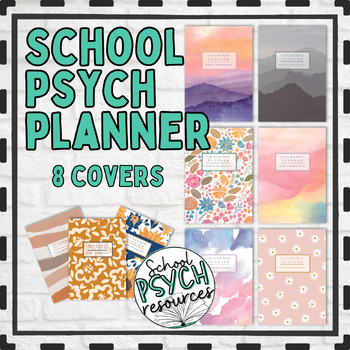 Preview of Printable 23-24 School Psychologist Planner Organization Appointment Schedule