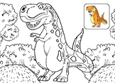 Printable 5 free dinosaur coloring sheets worksheets for creative