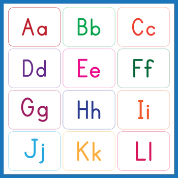 ABC Alphabet Giant Flash Cards 26p Primary Teacher Resource Classroom Literacy 