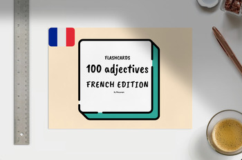 Preview of Printable Adjective Flashcards for Language Development (French edition)