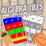 Printable Algebra Tiles with workspace