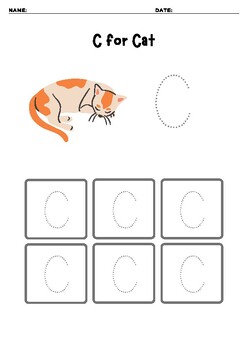 Printable Alphabet ABC Uppercase Letters Tracing Worksheets for Kids