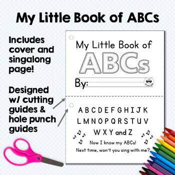 Printable Alphabet Book for PreK and Kindergarten - ABCs & Coloring