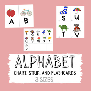 Printable Alphabet Chart, Strip and Flashcards - Large ...