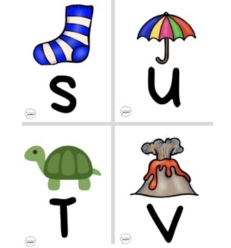 printable alphabet chart strip and flashcards large medium and small