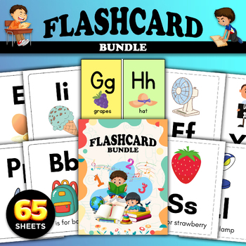 Preview of Printable Alphabet Flash Cards, ABC Flash Cards, A-Z Cards, Educational Cards