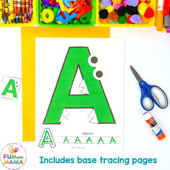 printable alphabet letter crafts pack 1 by fun with mama tpt