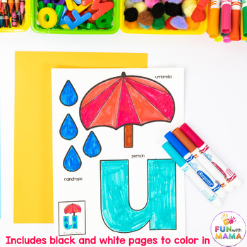 printable alphabet letter crafts pack 2 by fun with mama tpt