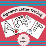 Printable Alphabet Letter Tracing worksheets, A to Z