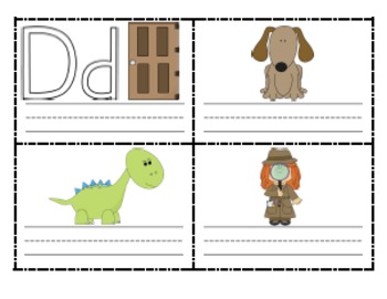 printable alphabet mini books for handwriting practice by