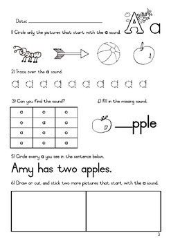 printable alphabet phonics worksheets by wendy de kock tpt