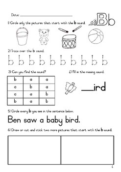 printable alphabet phonics worksheets by wendy de kock tpt