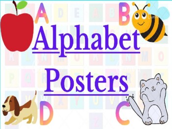 Preview of Printable Alphabet Posters