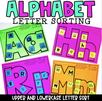 Preview of Printable Alphabet Sort-Upper & Lowercase - Letter Recognition