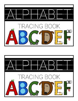 printable alphabet tracing books for letter recognition by amanda parker