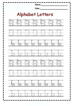 Printable Alphabet Tracing Worksheets, Letter Tracing With Arrows Pages ...