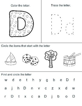 Printable Alphabet Workbook, Alphabet Coloring & tracing Pages, ABC ...