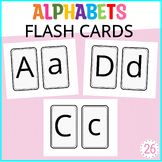 Printable Alphabets Flashcards, Alphabet Letters, Editable