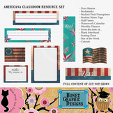 Printable Americana Classroom Decor Set