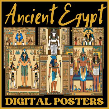 Preview of Printable Ancient Egypt Digital Posters