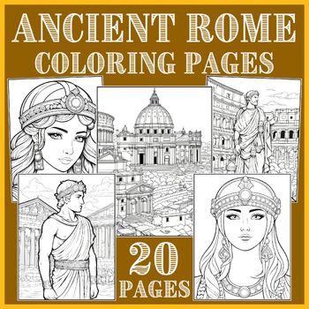 Preview of Printable Ancient Rome Coloring Pages