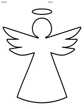 Printable Angel Image Outlines by HenRyCreated | TPT