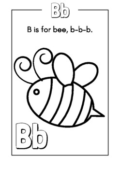 Printable Animal Alphabet Coloring Pages For Kids, Pdf | TPT