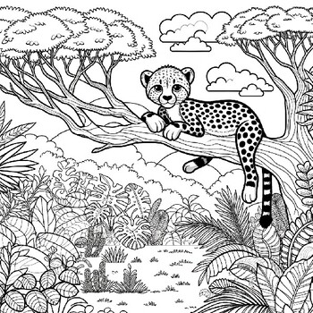 Printable Animal Coloring Book (13 pages) by Xiaobing Yang | TPT