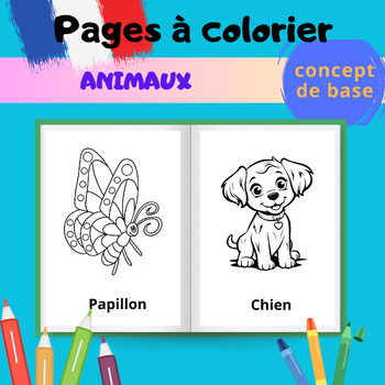 Printable Animal Coloring Pages for Kindergarten and Preschool Kids -in ...