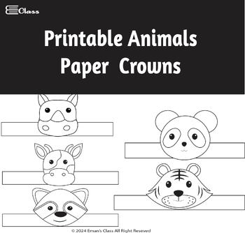 Preview of Printable Animal Crowns