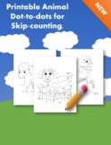 Printable Animal Dot-to-dots for Skip-counting.