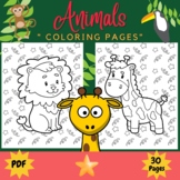 zoo coloring pages teaching resources teachers pay teachers
