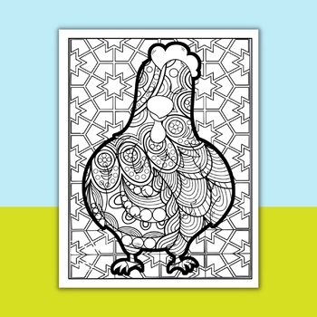 Printable Animals Mandala Coloring Pages Sheets - fun Animals Activities