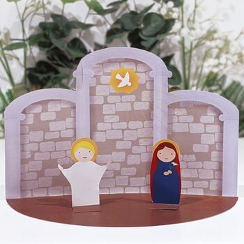 Preview of Printable Annunciation Diorama | Atrium Level 1 |Catechesis of the Good Shepherd