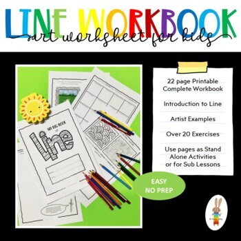 Preview of Printable Art Lessons - My Big Book of Line