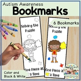 Printable Autism Awareness Bookmarks/Treasure Chest/Prize/
