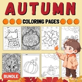 Printable Autumn Coloring Pages - Fall Coloring Sheets - B