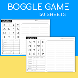 Printable BOGGLE Game {Early Finishers, Enrichment, Statio