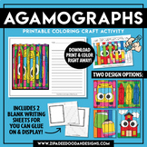 Printable Back To School Agamograph Paper Craft {Zip-A-Dee