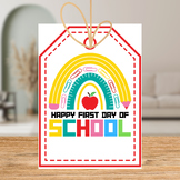 Printable Back To School Gift Tags For Kids Happy First Da