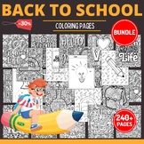 Printable Back to school Coloring Pages Sheets - Fun Augus