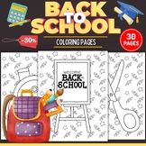 Printable Back to school Coloring Pages Sheets - Fun Augus