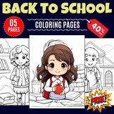 Printable Back to school Coloring Pages Sheets - Fun Septe